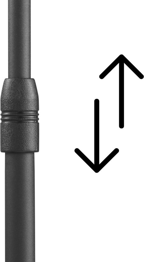 Hama Luidsprekerstandaard in hoogte verstelbaar kabelgeleiding universeel zwart