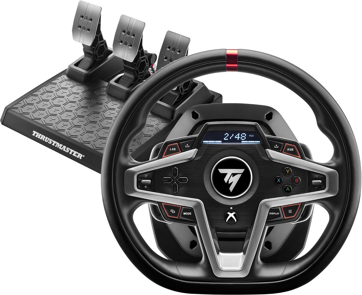 Thrustmaster T248-X – Racestuur en 3 Pedalen - Force Feedback & Magnetische Flippers - PC/XBOX Series X|S - geschikt voor Forza Horizon 6