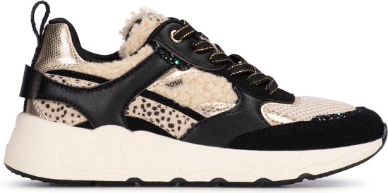 Posh by Poelman MINION - maat 41 - Dames Sneaker - Zwart met beige