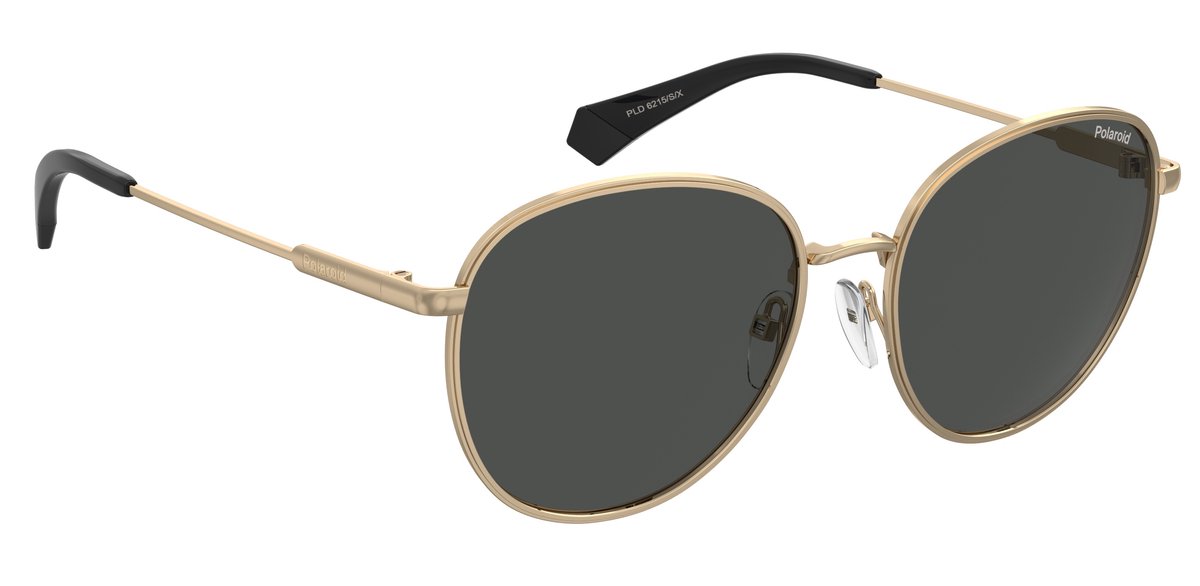 zonnebril, aviator, metalen frame, gouden kleur, donkergrauwe len