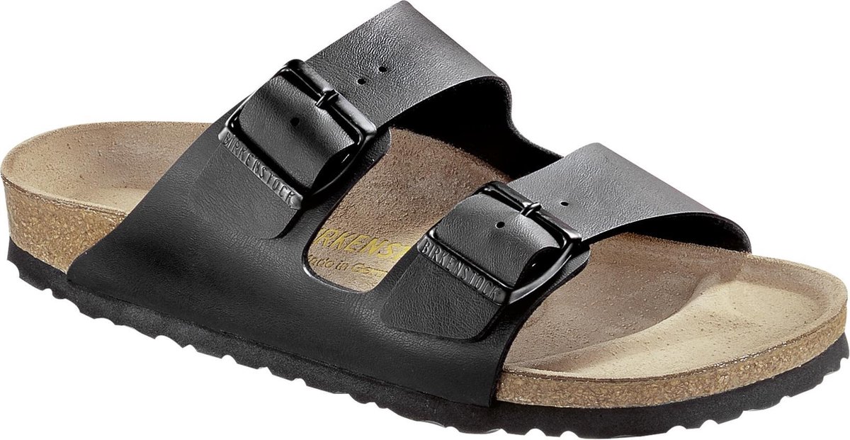Birkenstock  - Maat 38 - Arizona Dames Slippers Smal - Black