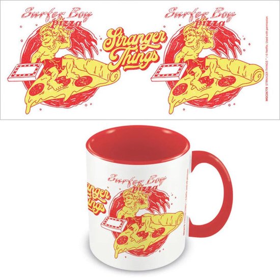 Stranger Things - Mug - Pizza Boy (Red)