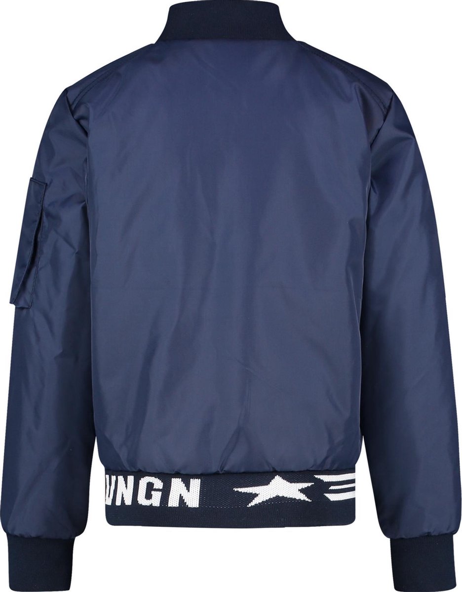 Vingino maat 116 - Jas - Vrouwen - donker blauw/wit/rood - Polyamide - Polyester - Rits - Normaal -