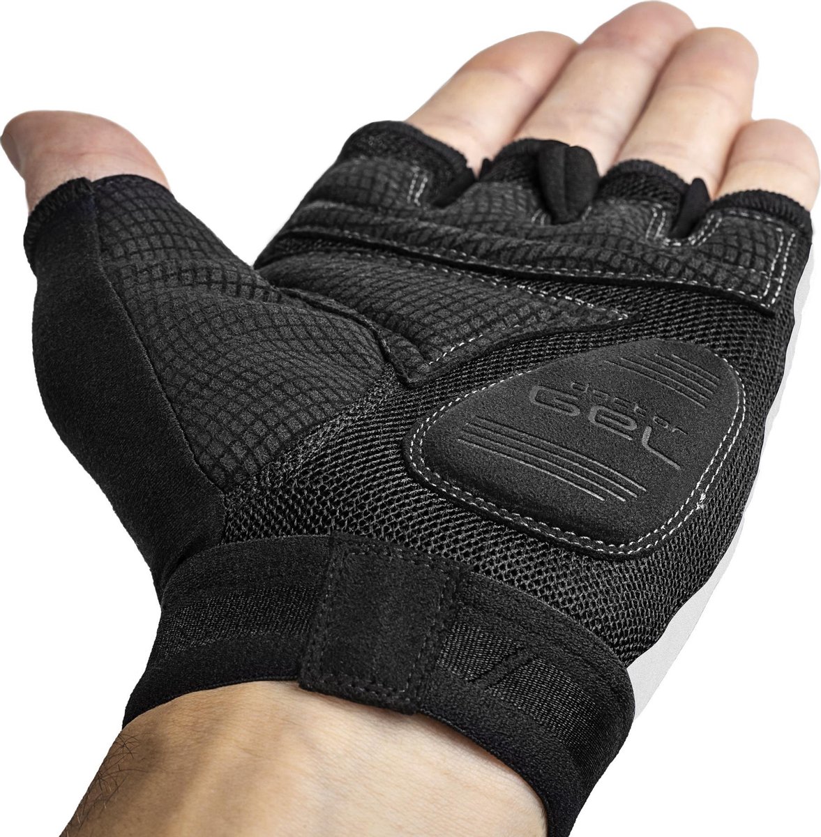 GripGrab - Maat XXL - GripGrab World Cup Padded Short Finger Handschoenen 2 - Wit - Unisex
