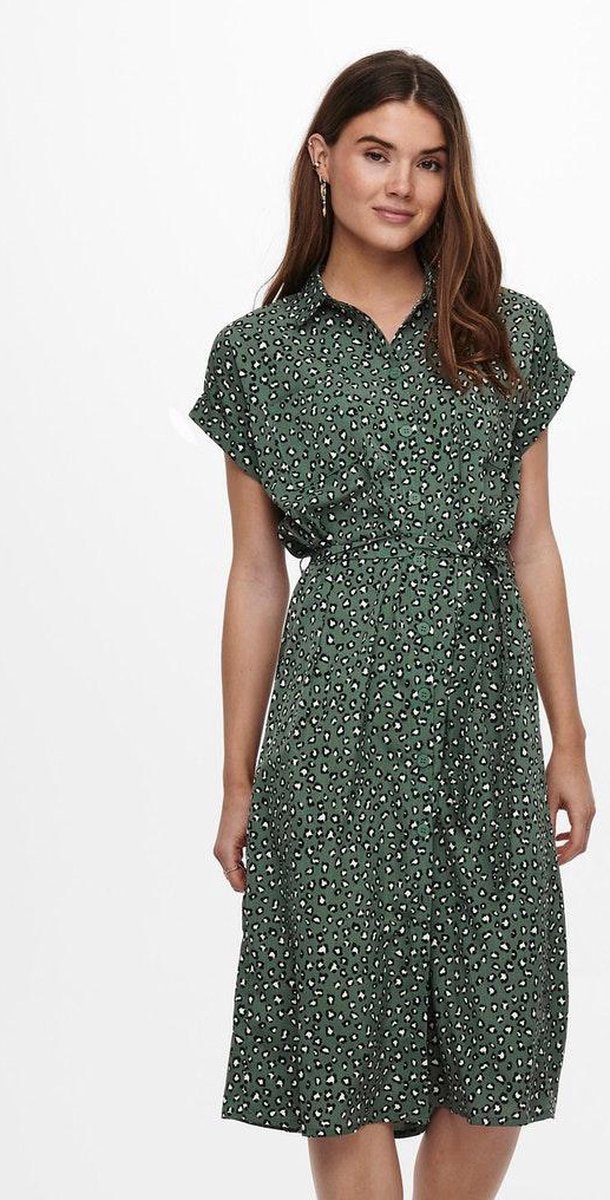 ONLY ONLHANNOVER S/S SHIRT DRESS NOOS WVN Dames Jurk- Maat 38