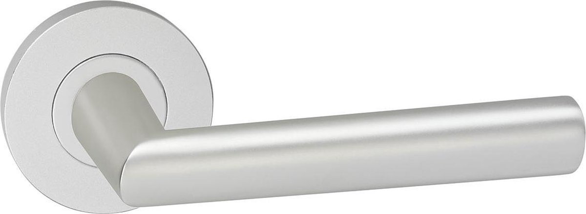 Impresso London Deurklink - Deurbeslag - Rond - Rozet - Zilver