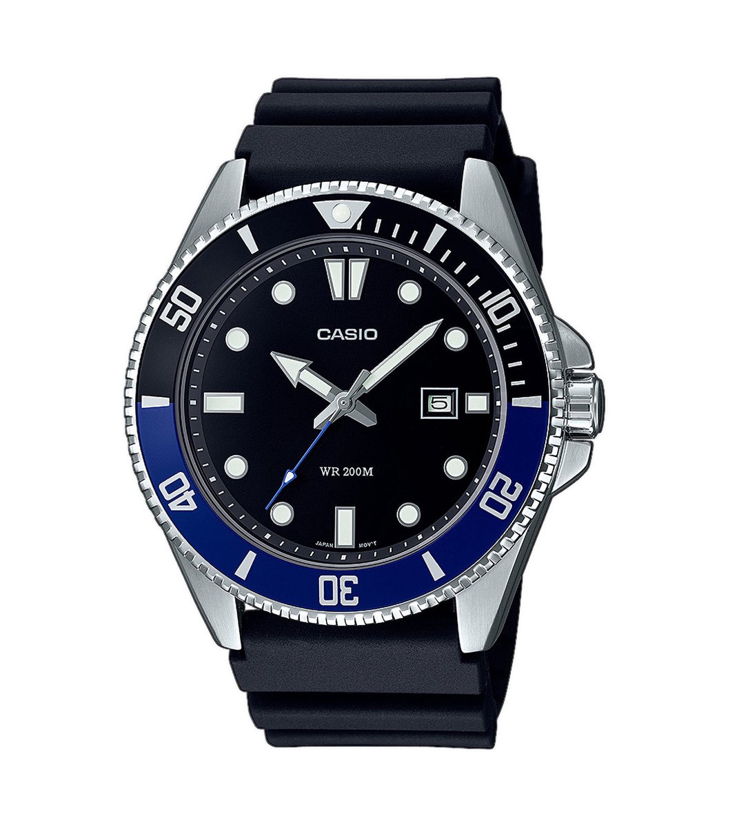 Casio Collection MDV-107-1A2VEF Herenhorloge 44,2 mm - Zwart