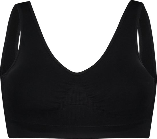 bh, black, sport-bra, wireless, pull-on