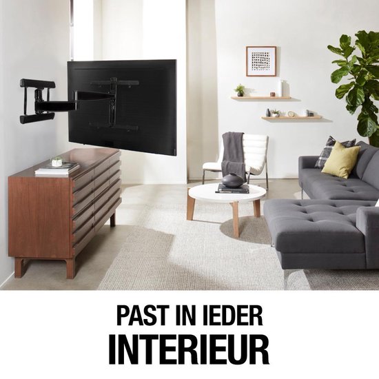 Sanus VLF728-B2 Full Motion TV wandsteun - voor TV < 90" - Zwart