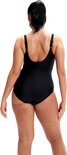 Speedo -  Maat 36  - Brigitte 1 Piece Zwart Sportbadpak -