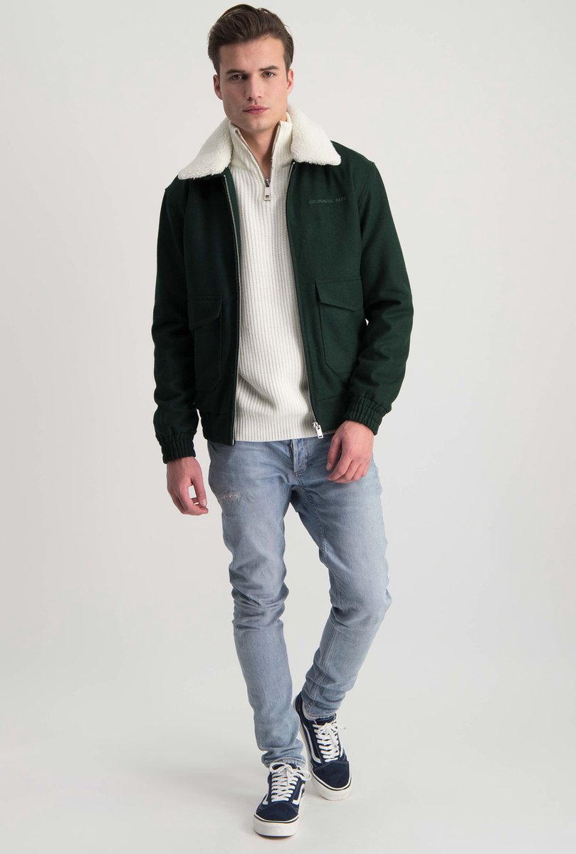 Colourful Rebel Maat M  Chase Contrast Collar Jacket Heren Jas Jas, Blazer, Broeken, Persoon