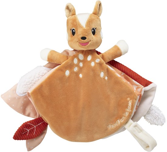 knuffeldoek, speelgoed, hertje, knuffel, verborgen rammelaar