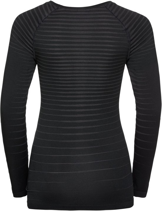 Odlo - Maat L -  Bl Top Crew Neck L/S Performance Light Dames Thermoshirt - Black
