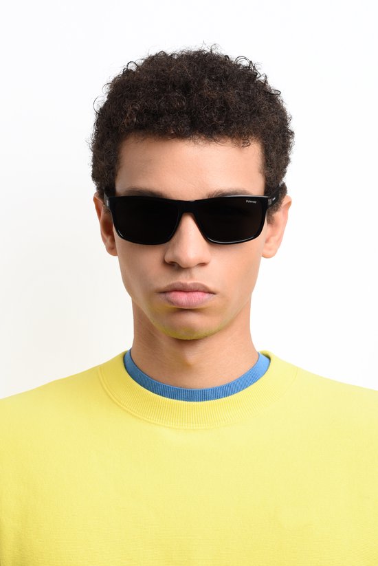 Polaroid Pld 2121/S Rechthoekig Kunststof Polariserend Heren Zonnebril