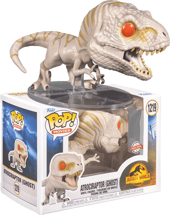 Funko Pop #1219 Exclusive Jurassic World - Atrociraptor (Ghost)