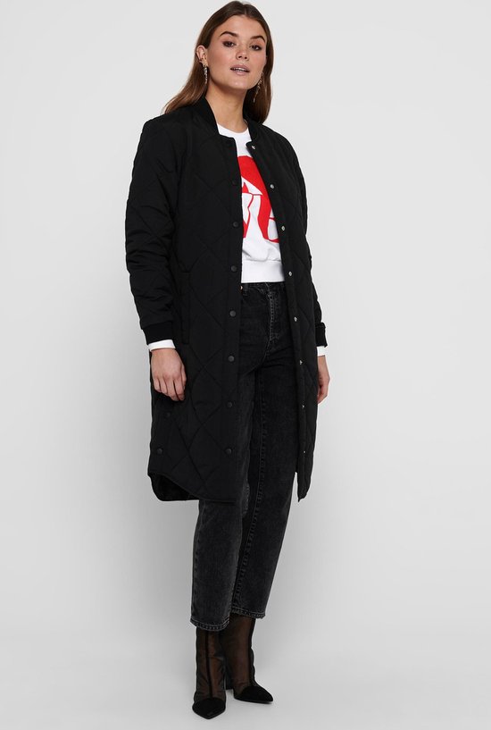 JDY Maat XS JDYDIANA QUILT LONG JACKET OTW HAB Dames Jas