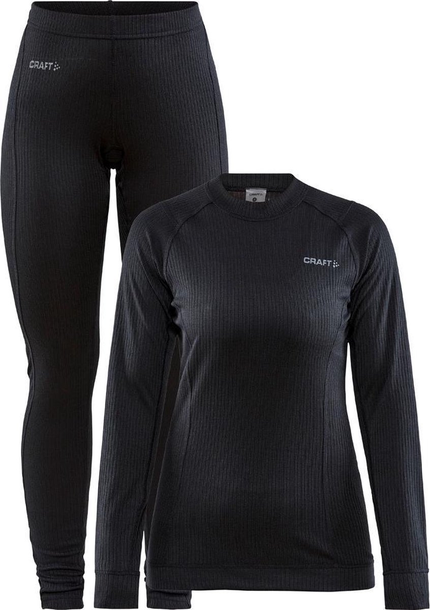 Craft - Maat XXL - Core Dry Baselayer Thermoset Dames - Zwart