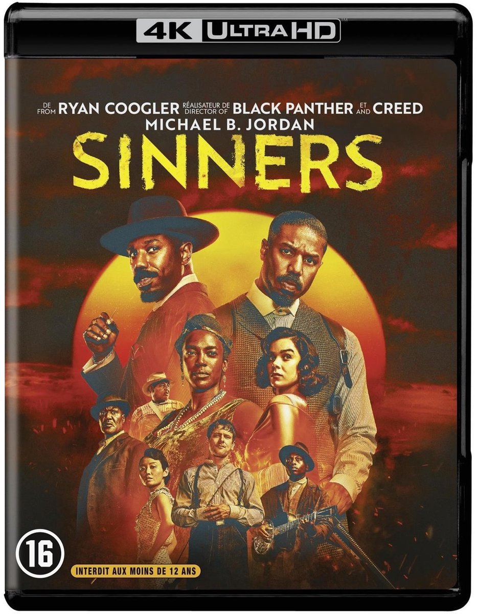 4K, Ultra HD, Sinners, film, cover art