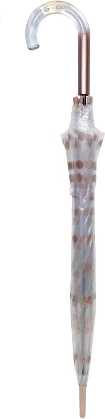 Smati Pois Cuivres Paraplu 85cm - Goud