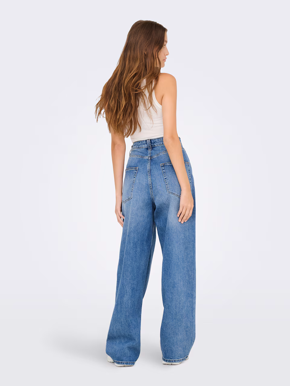 ONLY - Maat XS/32 - Baggy Jeans 'ONLANNA' in Blauw Denim