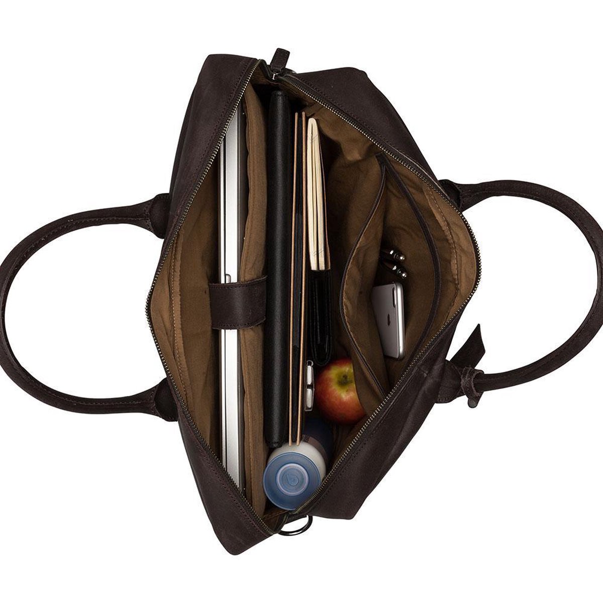 Burkely Fundamentals Vintage Max Worker 17" - Laptoptas - Volwassenen - Bruin