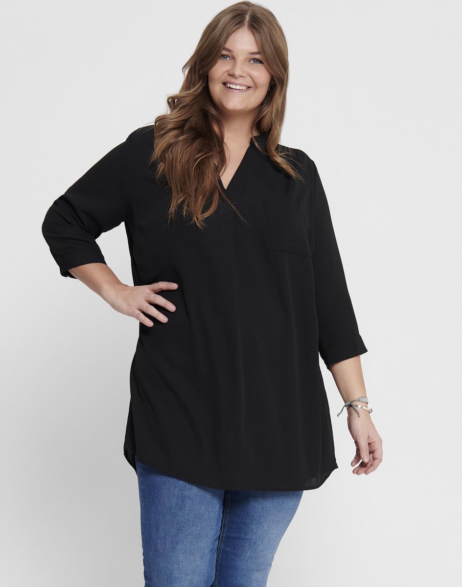 Only - Maat 4XL (48) - Carmakoma Lavender Dames Top
