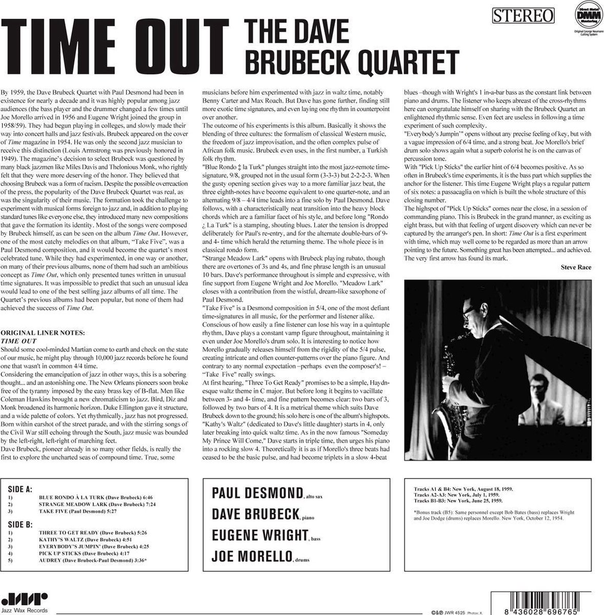 The Dave Brubeck Quartet - Time Out -Hq- (LP)