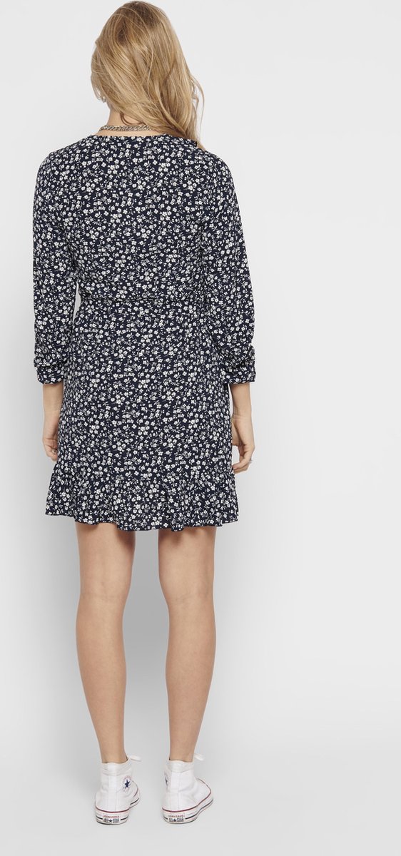 ONLY maat 42 ONLCARLY L/S WRAP SHORT DRESS -  NOOS WVN Dames Jurk