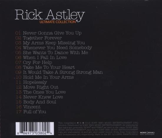 98da-4747-40d9-b6db-169cd7131d3a Rick Astley - The Ultimate Collection (CD)