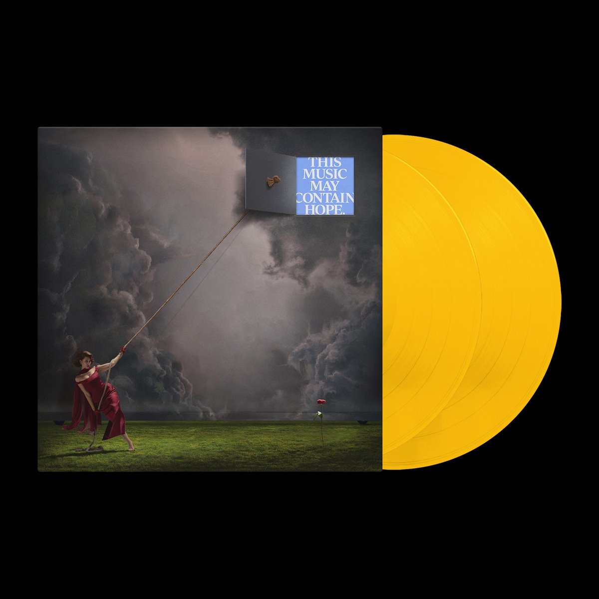vinyl, record, yellow vinyl, album, gatefold