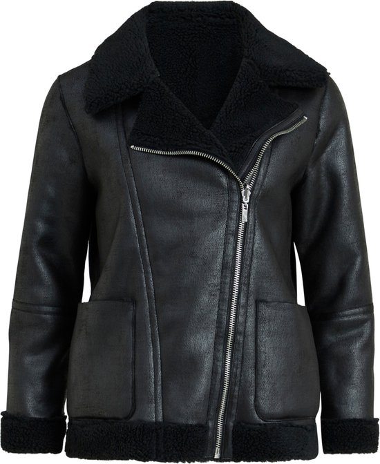 VILA Maat 42  VILIST L/S 2IN1 FAUX SHEARLING JACKET Dames Jas