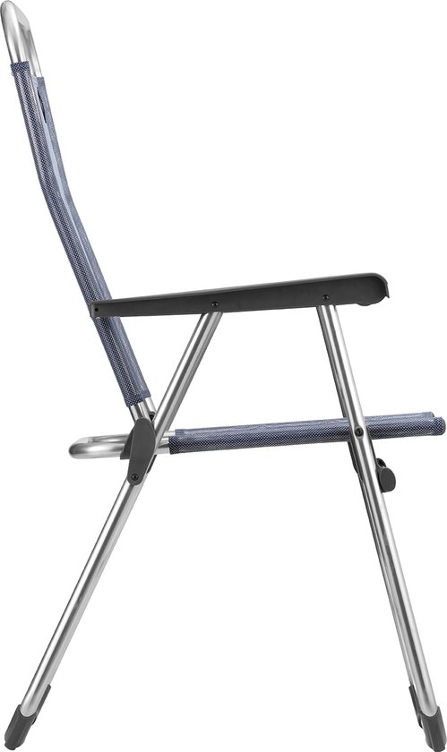 loopstoel, stoel, compact, aluminium, verstelbaar