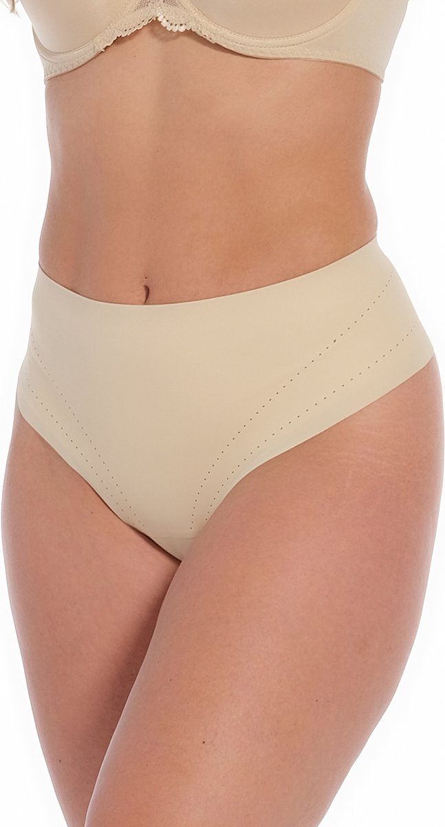MAGIC Bodyfashion - Maat S - Dream Shaper Thong Dames Corrigerend ondergoed Latte