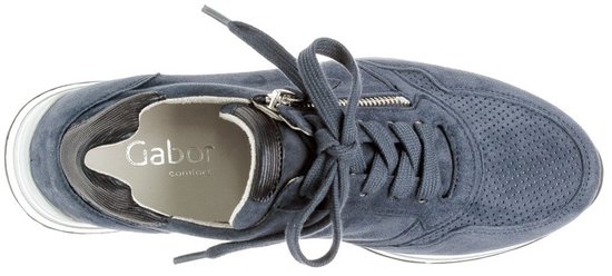 sneaker, bluish, suede, laces, stone