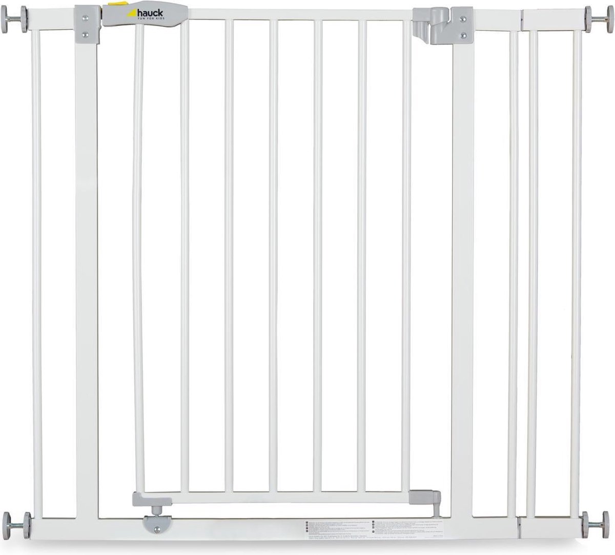 Hauck Open N Stop, ingeklemd veiligheidshek met verlengstuk van 9 cm, 84 - 89 cm