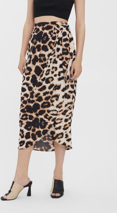Vero Moda - Maat M - VMULINA HW CALF SARONG SKIRT VMA Dames Rok
