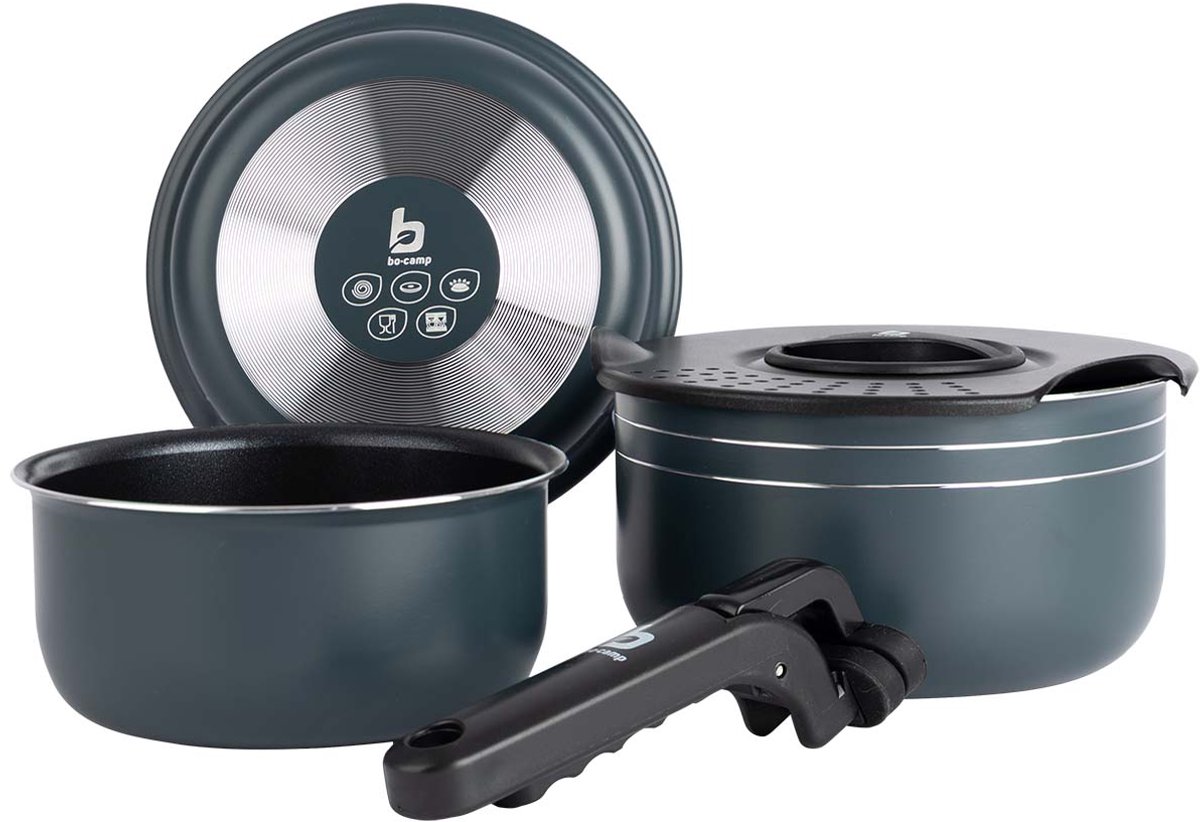 Bo-Camp - Pannenset - Trekking - 5-Delig - Aluminium