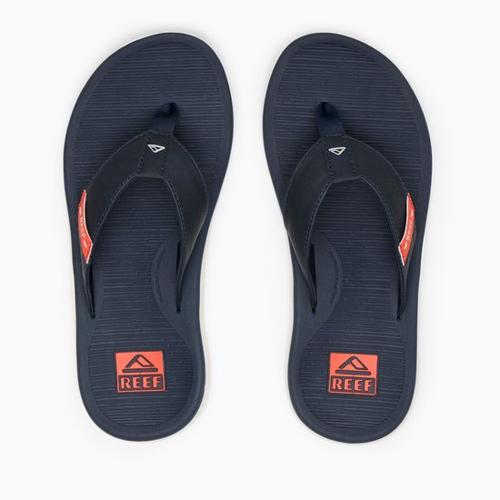Reef - maat 45 - REEF SANTA ANA NAVY/WHITE/ORANGE Heren Slippers - navy/white/orange
