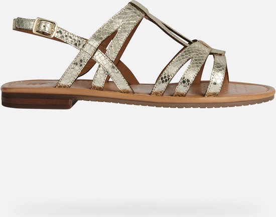 GEOX - Maat 39 -  D SOZY S vrouwen Sandalen - goud
