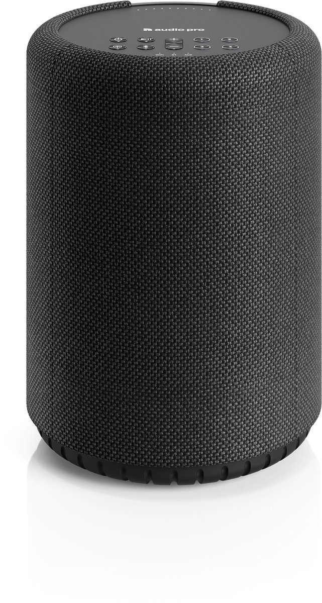 luidspreker, bluetooth, zwart, stofbekleding, draadloze speaker