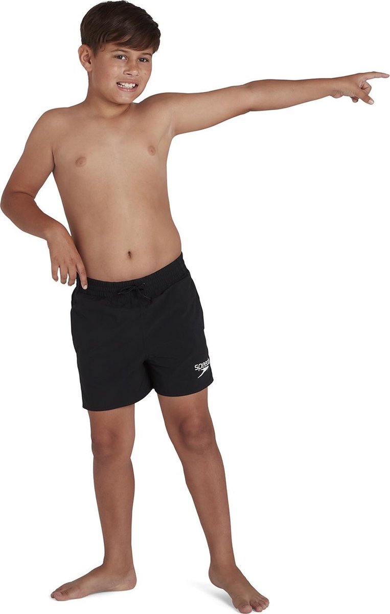 Speedo - Maat XS - Junior Essential 13 Zwembroek Zwart