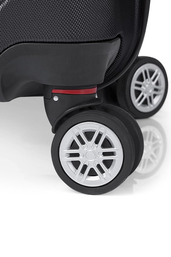Polo&Sky Trolley Reiskoffer Middelgroot 67cm Zwart