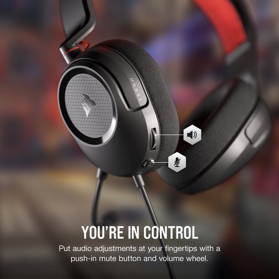 Corsair HS35 Stereo V2 Game Headset - Gaming Headset - Zwart - PC, Mac, PS, Xbox & Switch