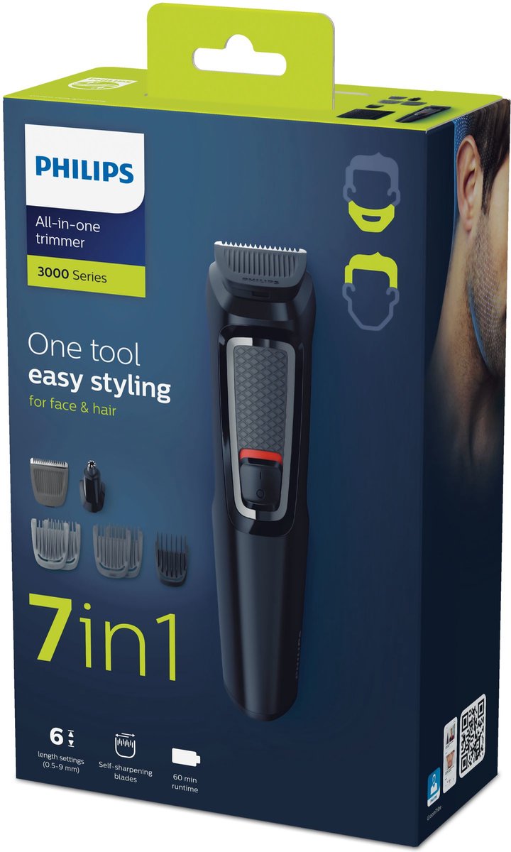 Philips Multigroom Series 3000 MG3720/15 - Scheerapparaat