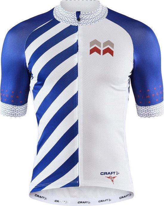 Craft Specialiste Ss Jersey M - Maat S -  Sportshirt Heren - Light Grey/Dk Navy