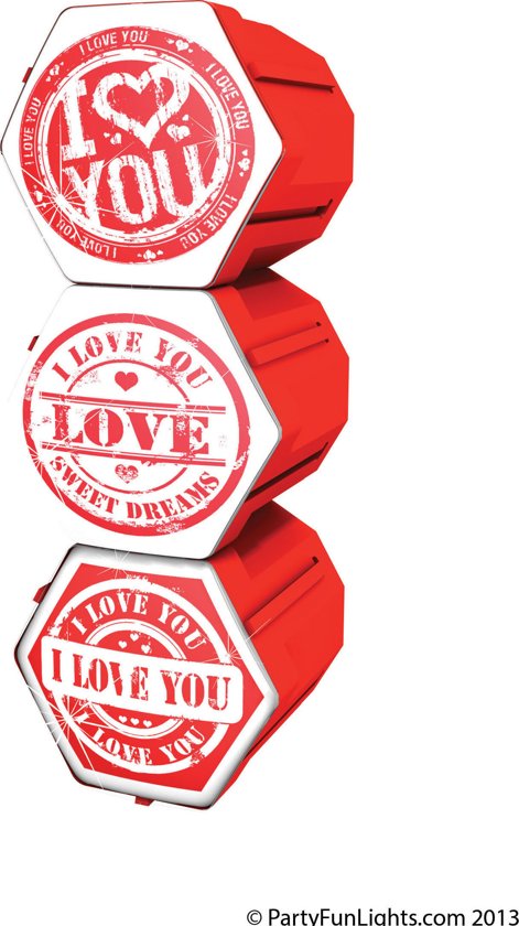 Light Party Flashing 12V PL "I Love You" - Lamp