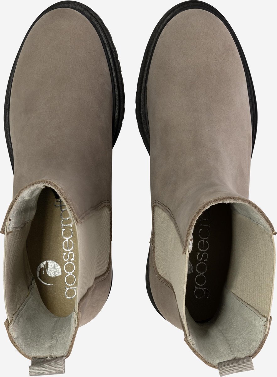 Goosecraft - Maat 36 - GC Tara Nubuck Dames Laarzen - Grey Parrot