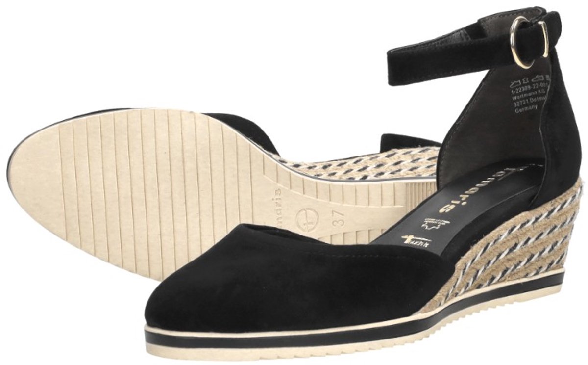 Tamaris - maat 40 - Sandalen Touwzool Sandalen Touwzool