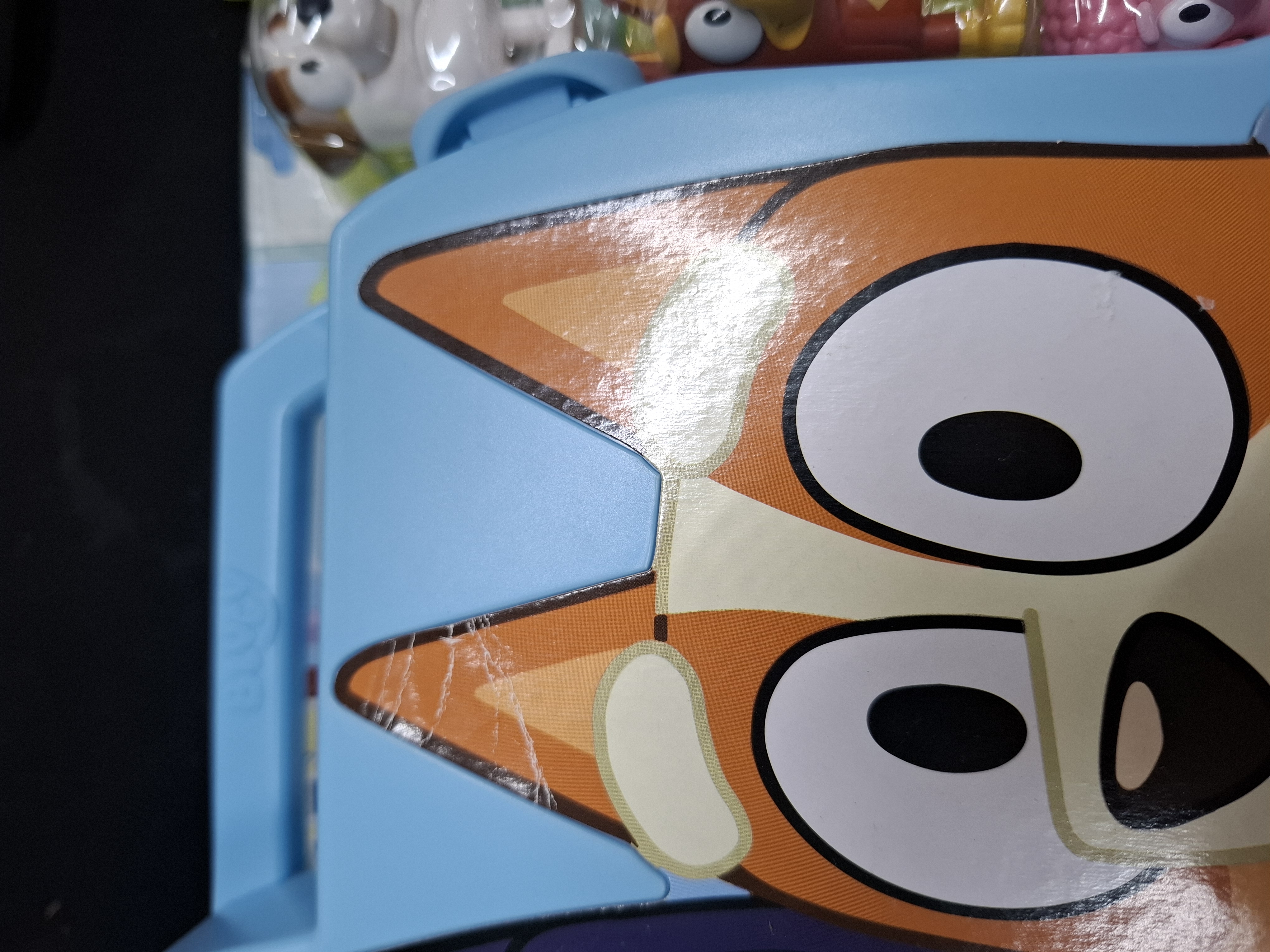 BLUEY Verzamelkoffer met 8 speelfiguren Deluxe set