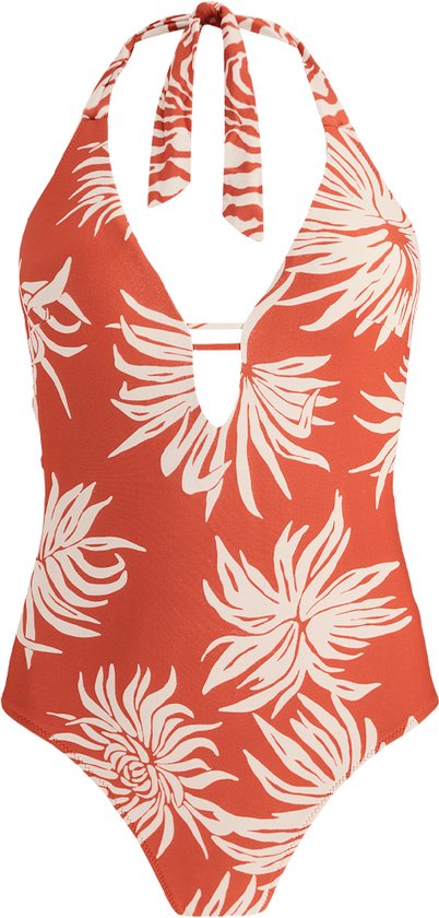 Barts Maat 42  Deltia Halter One Piece rust Dames Badpak